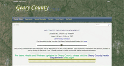 Desktop Screenshot of gearycounty.org