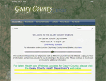 Tablet Screenshot of gearycounty.org